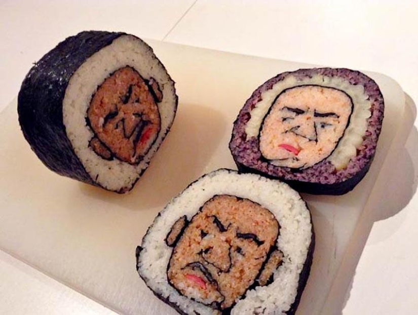 Increíble arte de sushi