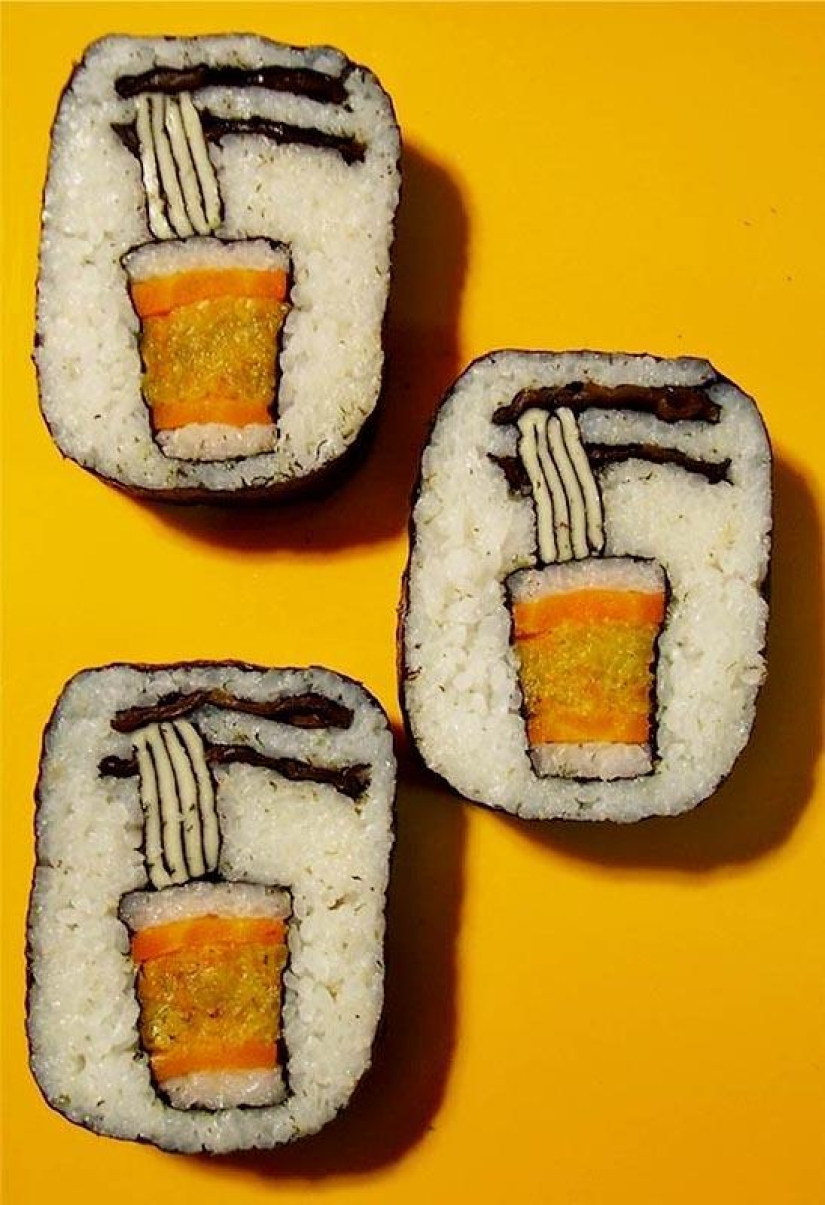 Increíble arte de sushi