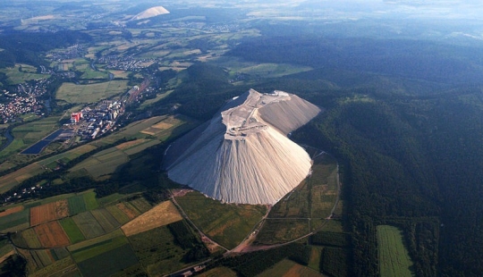 Increíble montaña de sal en Alemania