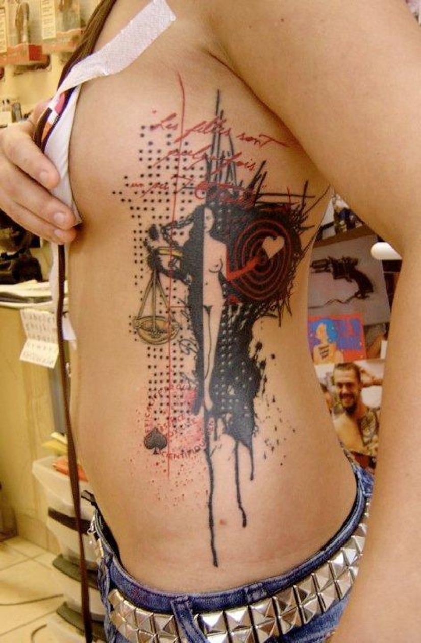 Increíble tatuaje estilo Photoshop