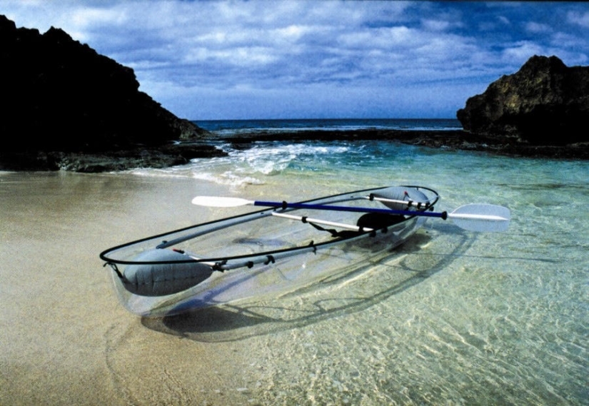 Increíbles barcos transparentes