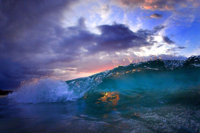Increíbles imágenes de olas en la costa de Hawái