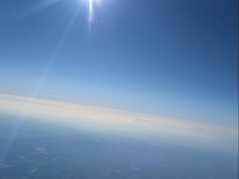 Increíbles tomas desde la estratosfera.