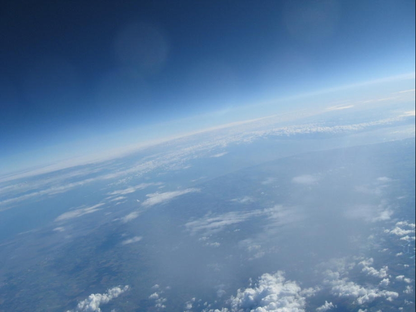 Increíbles tomas desde la estratosfera.