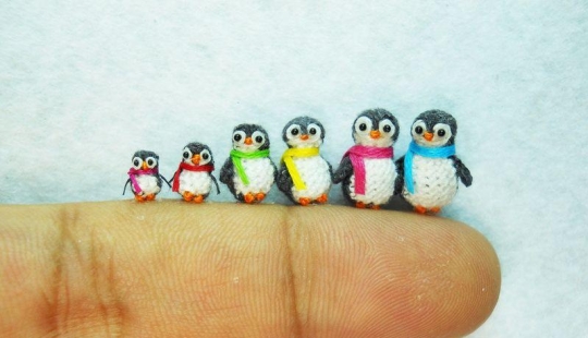 Incredible miniature things knitted and crocheted