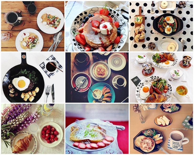 Incredibly beautiful breakfasts on Instagram