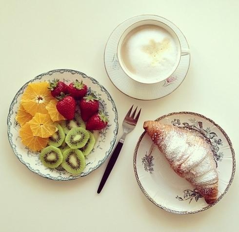 Incredibly beautiful breakfasts on Instagram