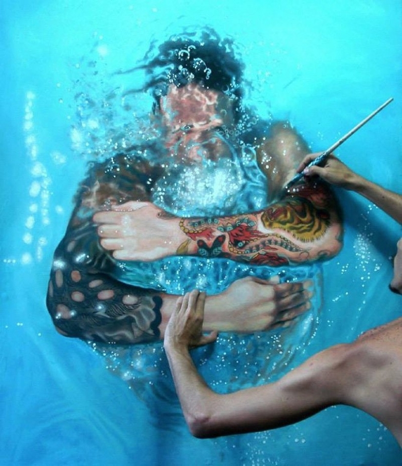Incredibly realistic water fantasies of Gustavo Nunez