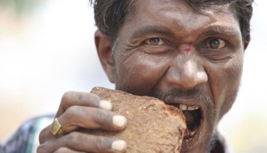 Indian man eats bricks and stones for 20 years