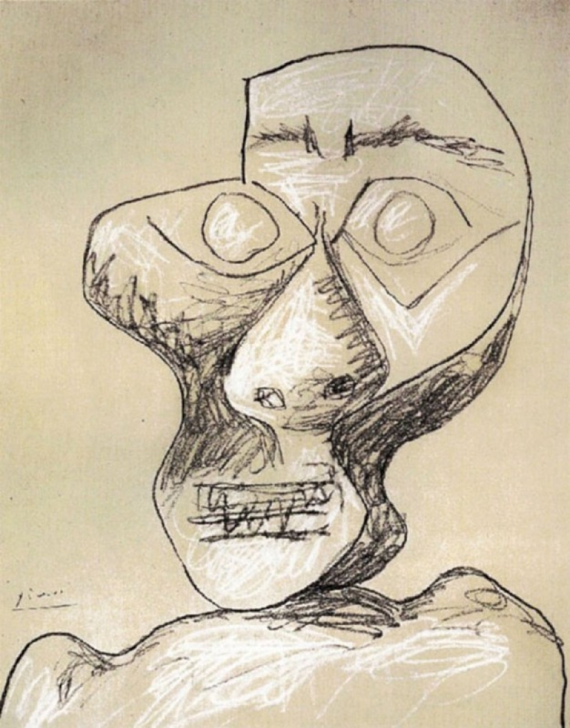 Inexistente evolución de los autorretratos de Pablo Picasso