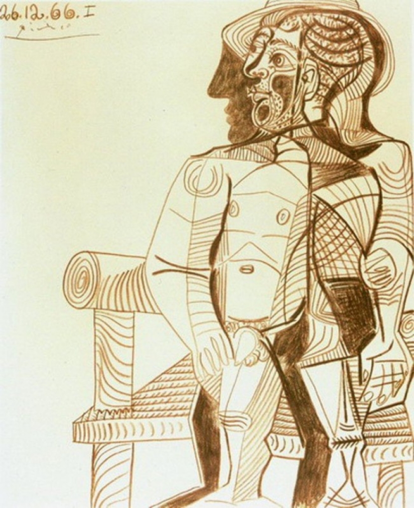 Inexistente evolución de los autorretratos de Pablo Picasso