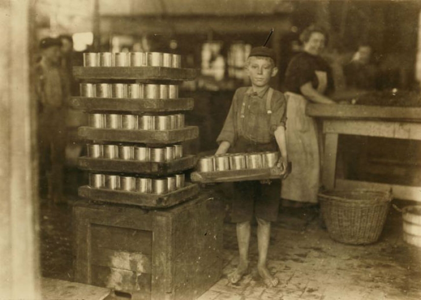 Infancia perdida: Horribles condiciones de trabajo infantil fotografiadas por Lewis Hine