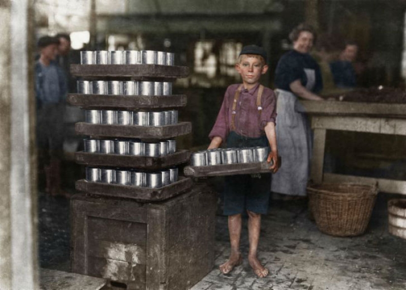 Infancia perdida: Horribles condiciones de trabajo infantil fotografiadas por Lewis Hine