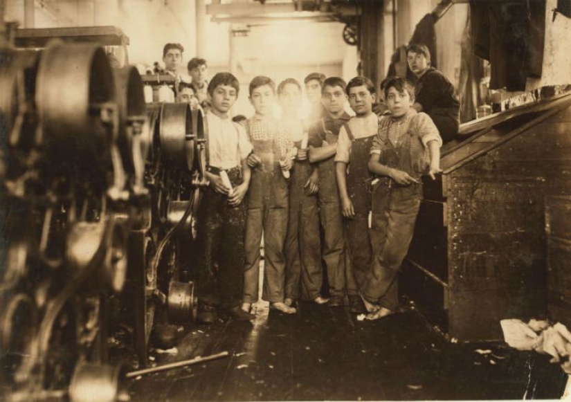 Infancia perdida: Horribles condiciones de trabajo infantil fotografiadas por Lewis Hine