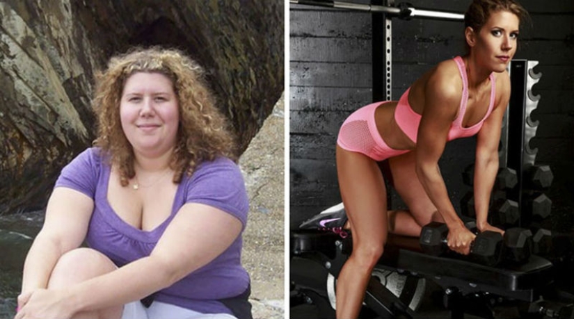 Inspiring examples of what magic is capable of wanting to lose weight and hard work