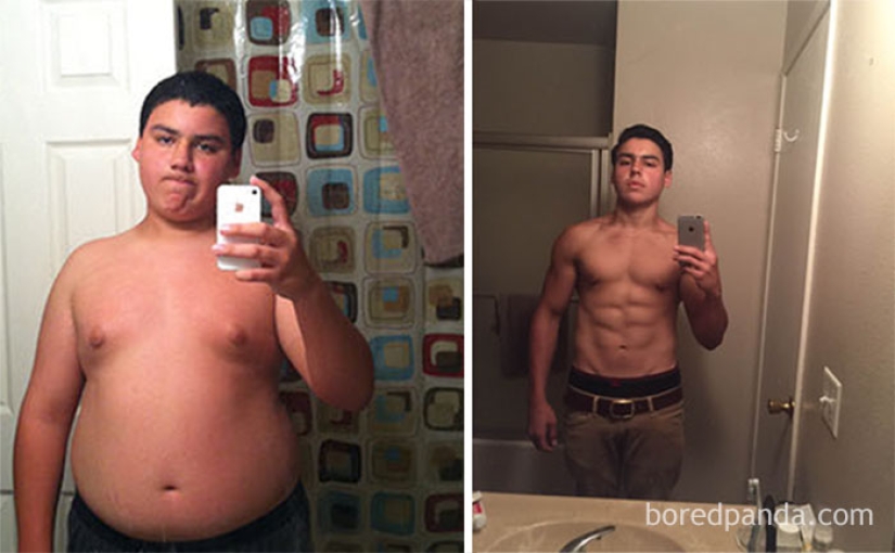 Inspiring examples of what magic is capable of wanting to lose weight and hard work