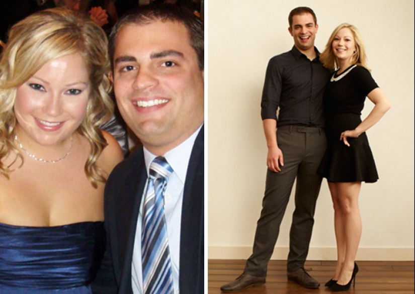 Inspiring photos of couples before and after losing weight together