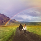 Instead of a traditional wedding with a toastmaster and chewing relatives, this couple decided to get married in Iceland