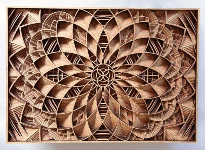 Intricate and delicate carvings of Gabriel schama