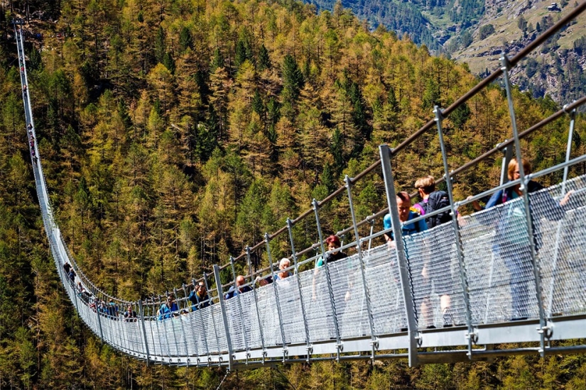 It's better not to look down: Europabruecke is the longest suspension bridge in the world