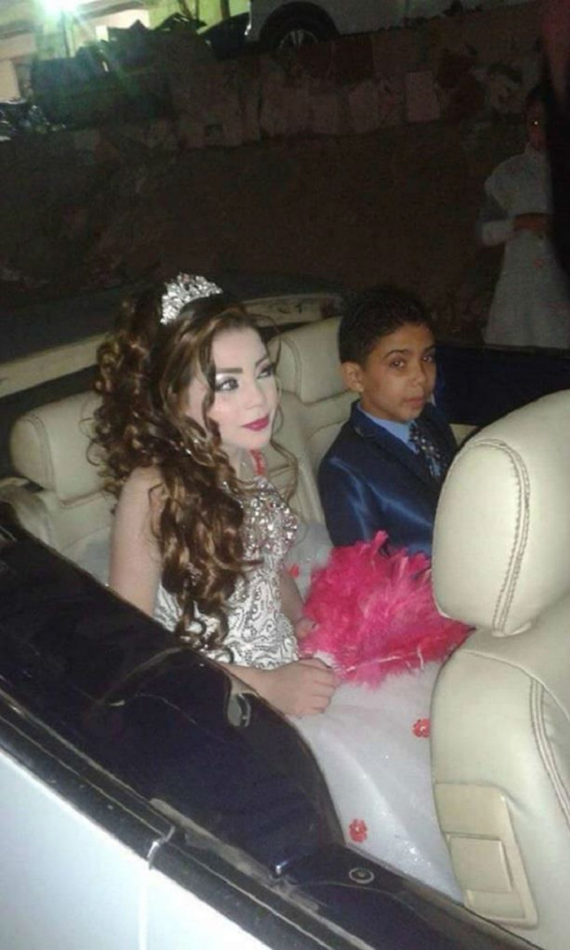 "It's just an engagement": in Egypt, a 12-year-old boy marries an 11-year-old cousin