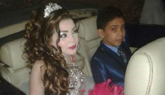"It's just an engagement": in Egypt, a 12-year-old boy marries an 11-year-old cousin
