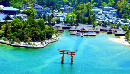 Itsukushima is a sacred island where it is forbidden to be born and die