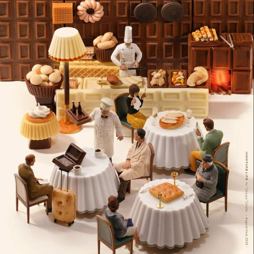 Japanese Artist Has Been Creating Miniature Scenes Every Day For 12 Years