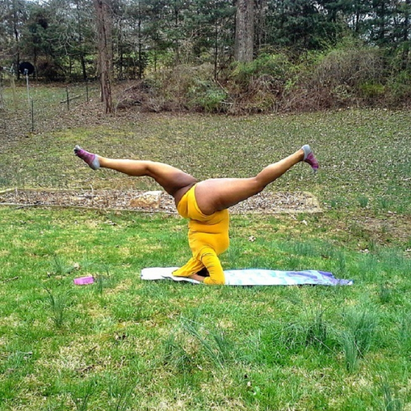 Jessamine Stanley proves yoga is for everyone!