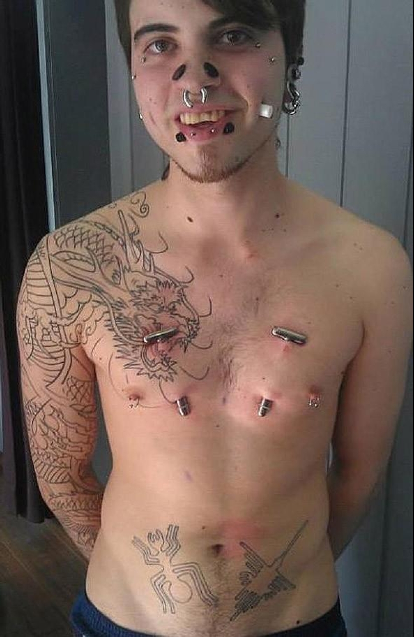 Joel Miggler is the guy who took extreme body modification to the next level.