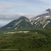 Kamchatka desde el aire