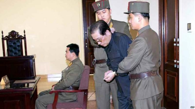 Kim Jong Un shot his uncle with a machine gun