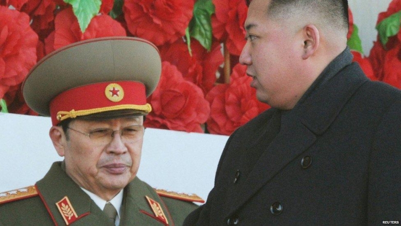 Kim Jong Un shot his uncle with a machine gun