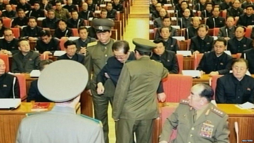 Kim Jong Un shot his uncle with a machine gun