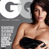Kim Kardashian está en ello de nuevo: una nueva sesión de fotos sincera para la revista masculina GQ