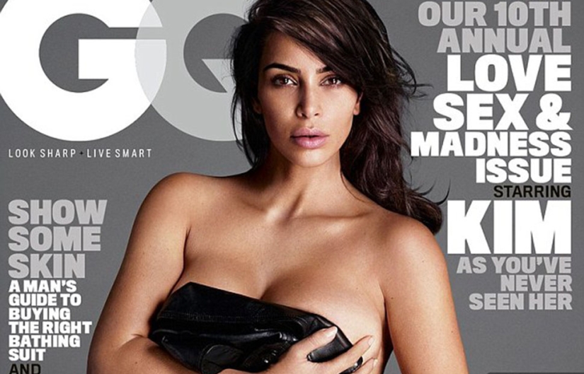 Kim Kardashian is at it again: a new candid photo shoot for GQ men's magazine