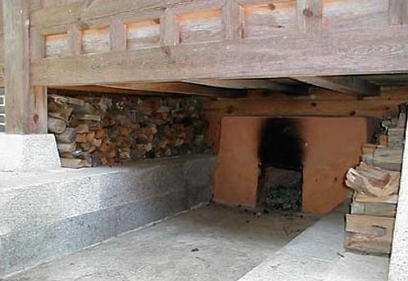 Korean heating system ondol — underfloor heating that appeared before our era