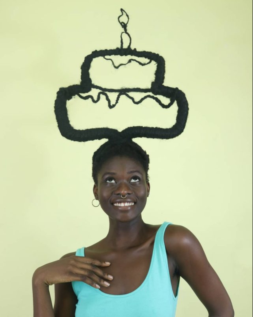 Kosa-Krasa: African artist creates amazing sculptures out of my own hair