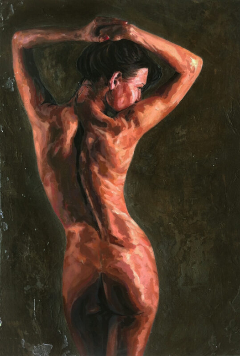 La artista canadiense S. S. McNeil y sus juegos con el cuerpo desnudo y la luz