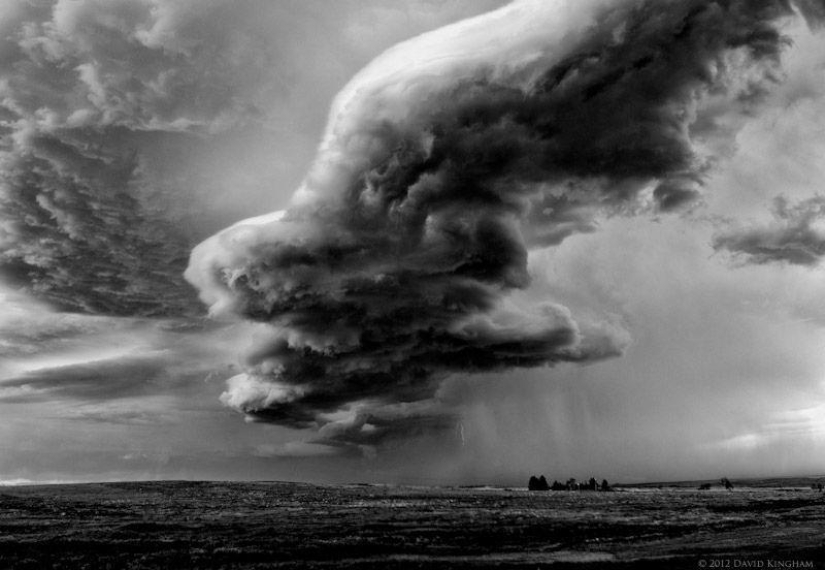 La aterradora belleza de las nubes tormentosas