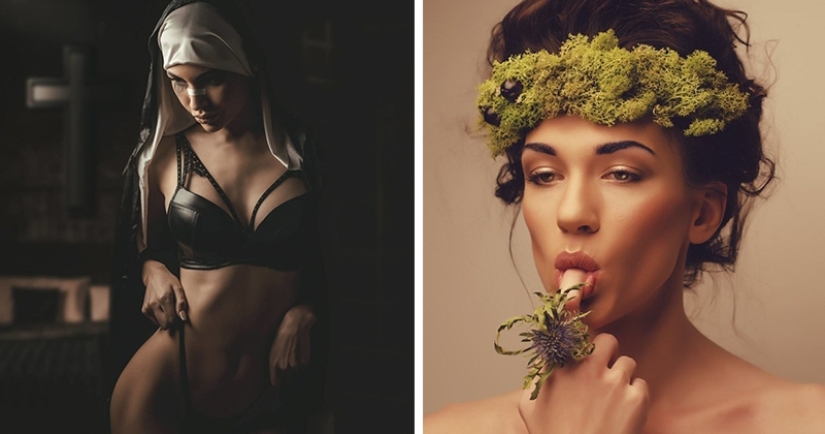 La belleza de la naturaleza y el cuerpo femenino en las obras fotográficas de Sergey Leksin