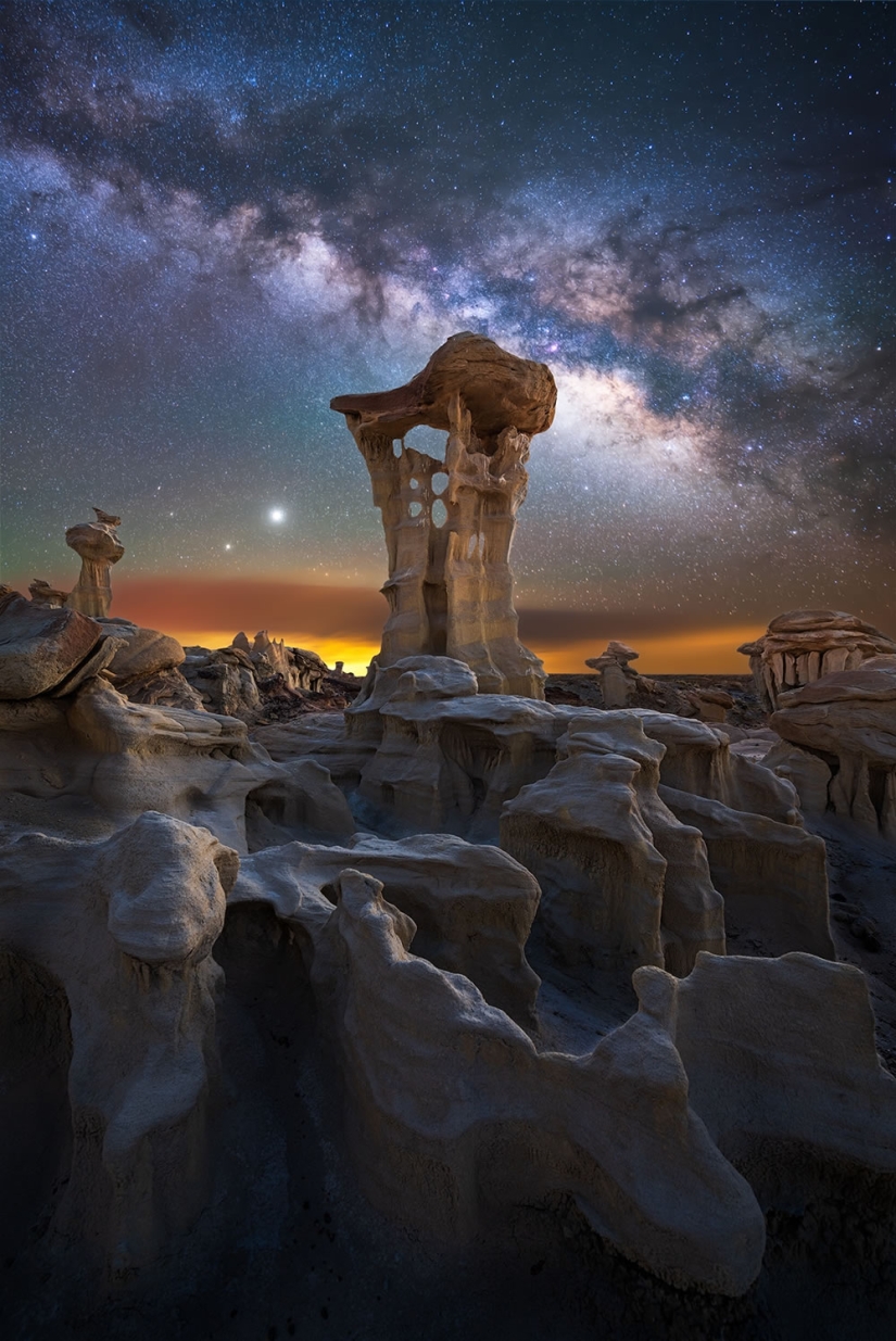 La belleza del cielo estrellado en las fotos de Marcin Hare