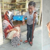 La chica serpiente se quita la piel cada seis semanas