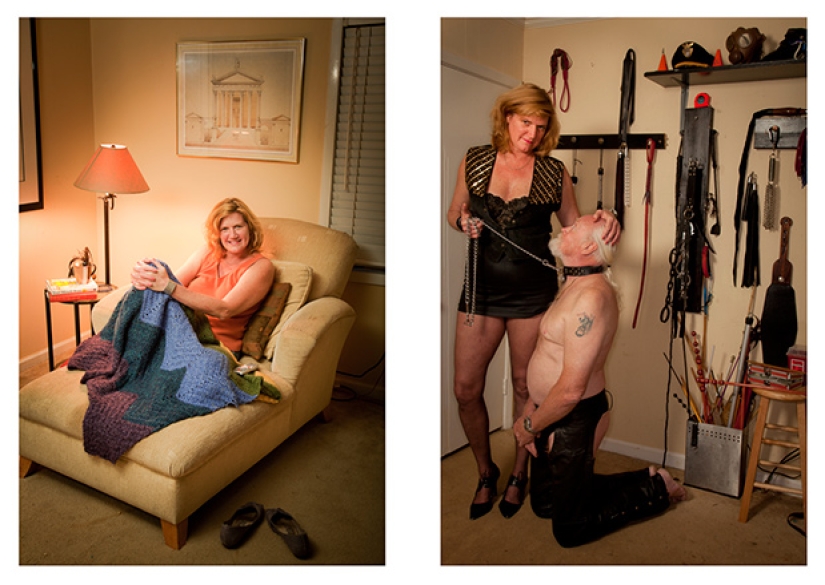 La doble vida de los fanáticos del BDSM en el proyecto fotográfico "Día y noche"
