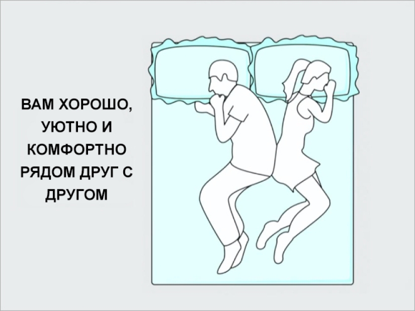 La forma en que duermes refleja completamente la esencia de tu relación