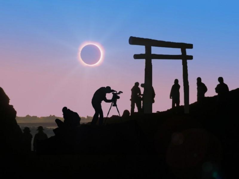 La foto más impactante de un eclipse solar