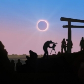 La foto más impactante de un eclipse solar
