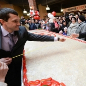 La gelatina más grande del mundo se preparó en Moscú