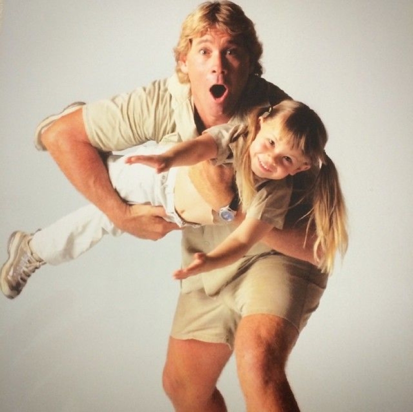 La hija del legendario Steve Irwin sigue los pasos de su padre