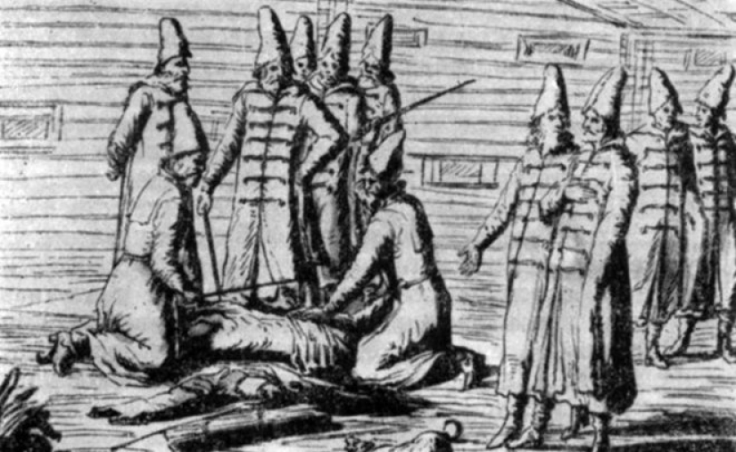 La historia del castigo antiguo, o lo que realmente dicen: "No hay verdad en las piernas"